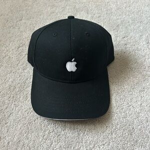 Apple Black Cap with White Logo
